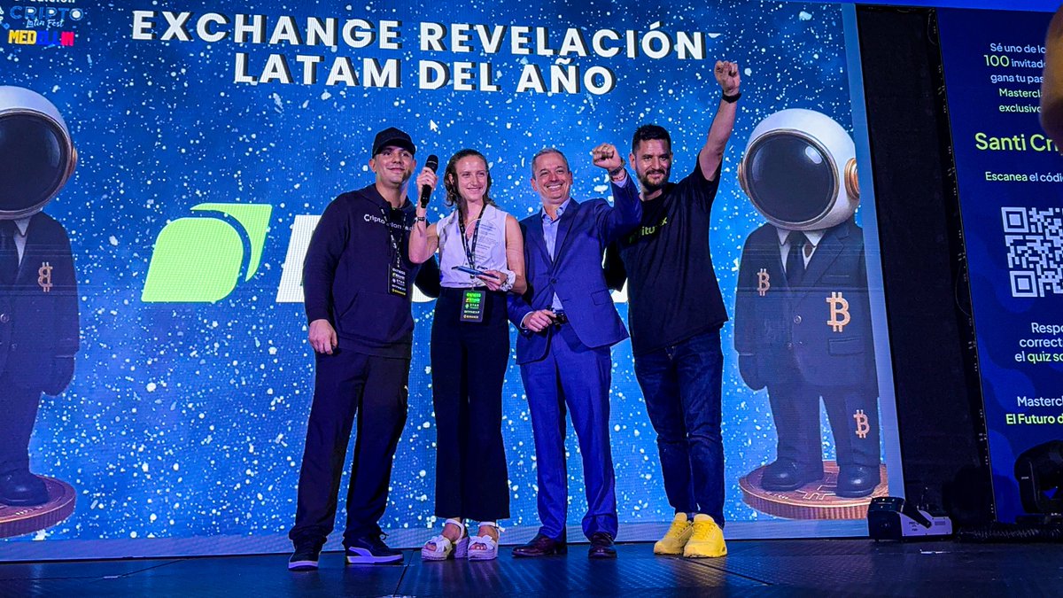 BitunixFA's tweet image. 📢 سلام آمریکای لاتین! جام رو بردیم 🏆

سریع‌ترین صرافی در حال رشد، حالا «صرافی نوظهور سال – LATAM» شد 💚

مرسی از جامعه‌مون و @Criptolatinfest 🙌

ایستگاه بعد: فتح جهانی 🌍

#Bitunix #CriptoLatinFest #Crypto