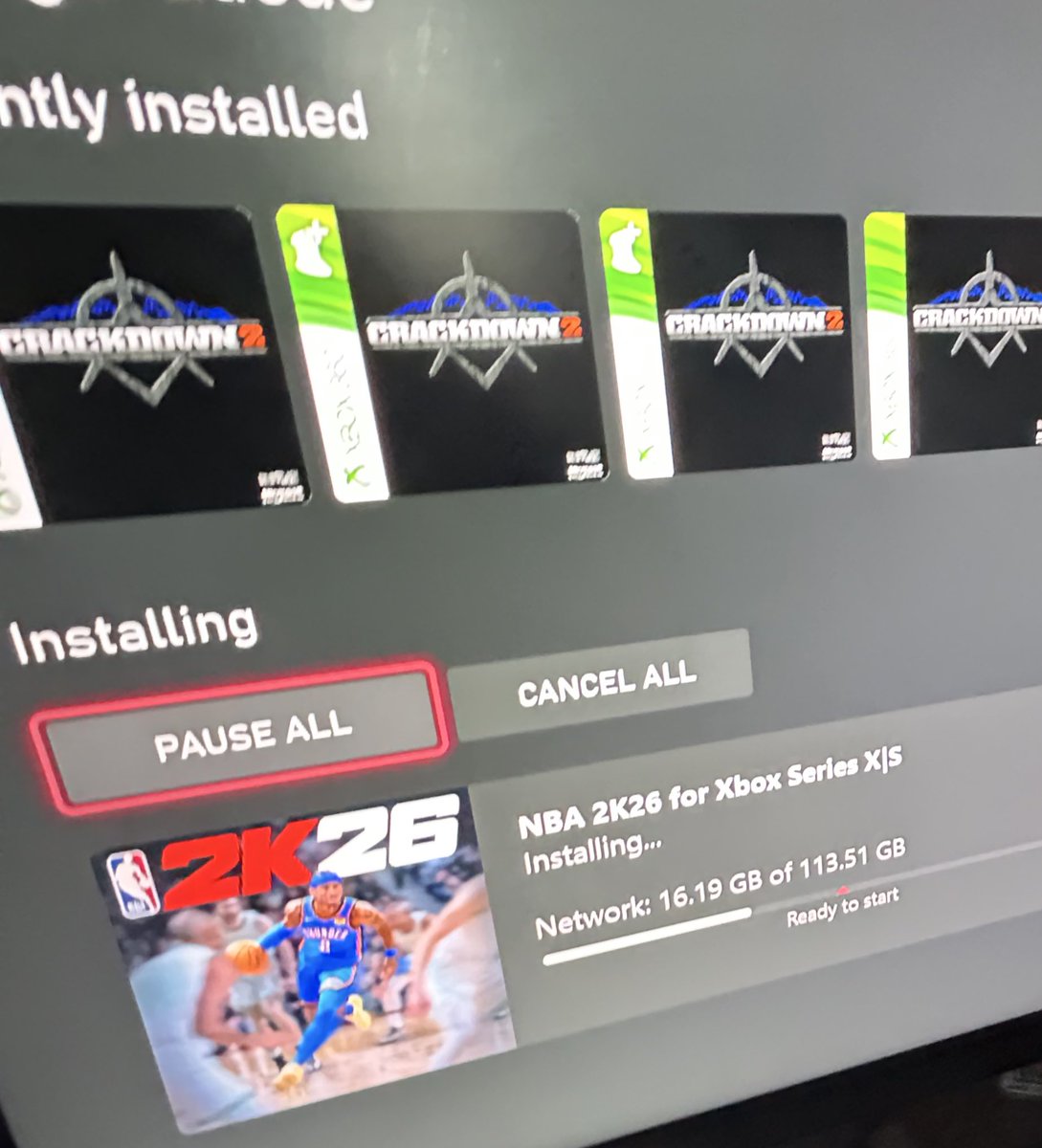 100% ready for  #NBA2K26 😈 locked in 🔒