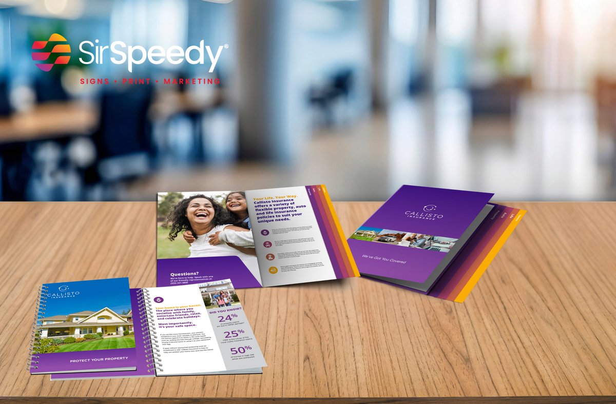 Good marketing talks. Great marketing starts conversations. Make every brochure, flyer and catalog a tool that tells your story and elevates your brand with precision, style and staying power.

#SirSpeedy #QualityPrinting