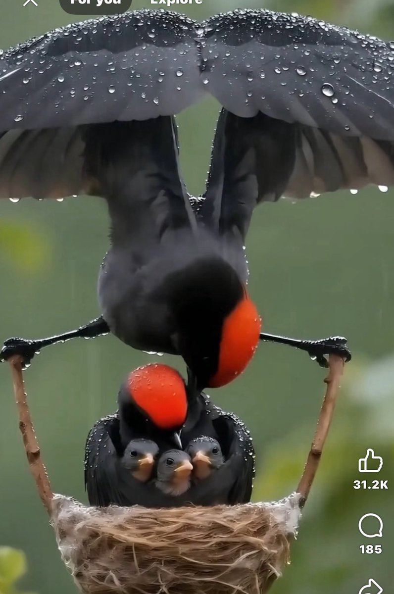 What a great “nature” picture of how the Christian family should operate!