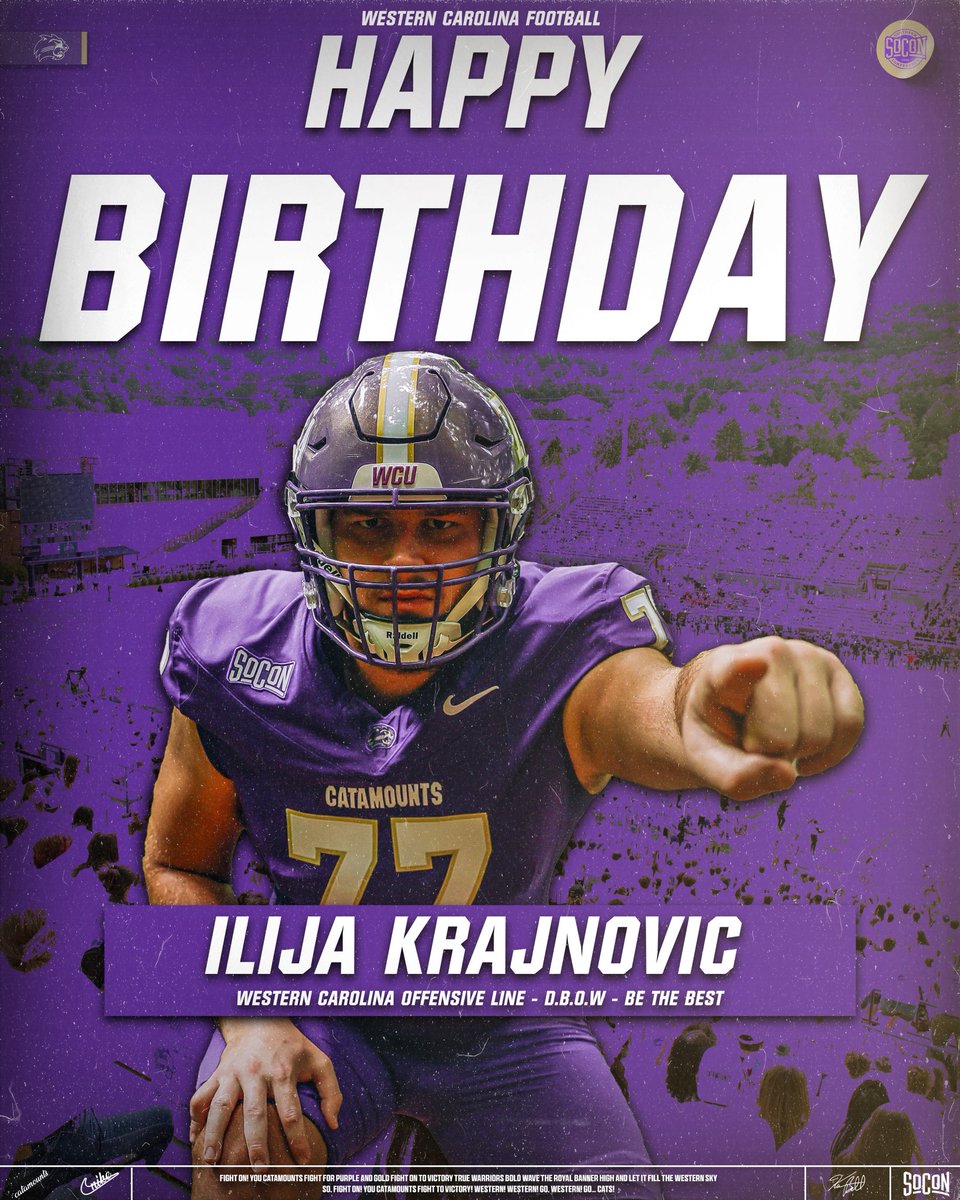 Jeremy King (@coachkingwcu) on Twitter photo Happy birthday <a href="/krajnovicc_/">Ilija Krajnovic</a> ‼️
#GoCats Happy birthday <a href="/krajnovicc_/">Ilija Krajnovic</a> ‼️
#GoCats