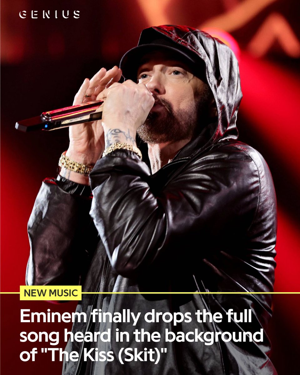 #eminem officially drops the song heard in the background of “the kiss (skit)” from ‘the eminem show’ to celebrate his stans documentary 🔥🎶