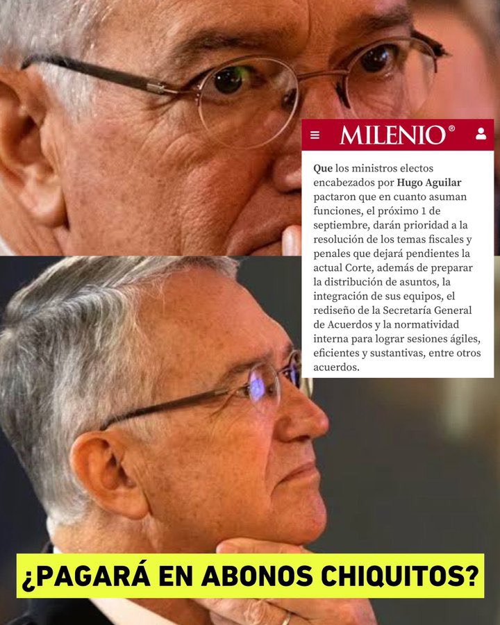 Rocha4T's tweet photo. OYE USURERO @RicardoBSalinas 

¿Ya viste la nota que te dedicó @Milenio?

La nueva @SCJN dará prioridad a temas fiscales, entre los que destacas por adeudar:

1. Deuda fiscal al @SATMX por $63,000 MDP

2. Créditos fiscales con Mexicana de Aviación: $ 27,000 MDP

Saludos a tus lacayos @MLopezSanMartin, @Javier_Alatorre, @ChumelTorres, @jzarzap, @LillyTellez, @monicagarzag, @Javier_Alatorre que nunca hablan de tus deudas 

#LaTransformaciónAvanza