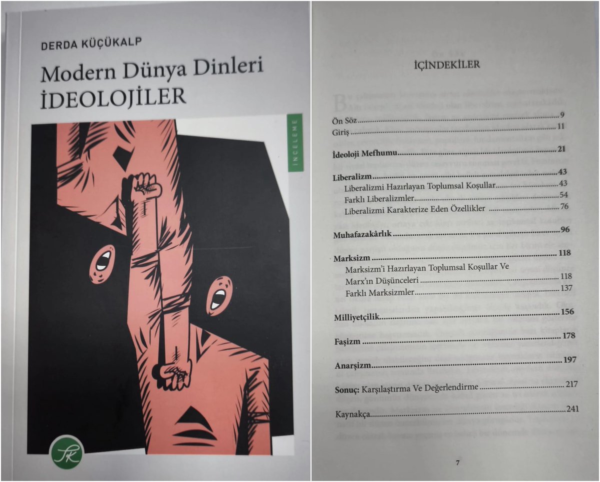 Derda Küçükalp – Modern Dünya Dinleri İDEOLOJİLER - Turkuvaz Kitap (TK Kitap) :  

Değerli dostum Derda Küçükalp, akademik ve entelektüel derinlik olarak saygı duyduğum, çalışmalarını büyük bir merak ve beğeniyle takip ettiğim bir kişi. Siyaset Felsefesi alanının da önde gelen