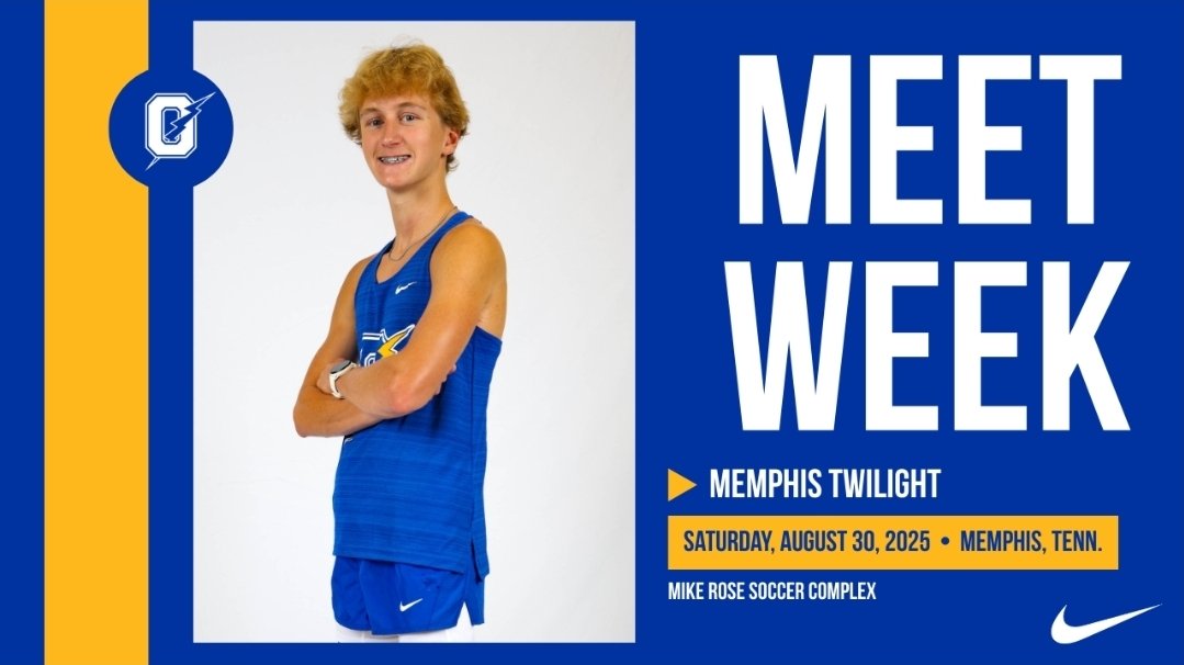 OxfordChargerXC's tweet image. Meet Week!

City Auto Memphis Twilight Classic 
Saturday, August 30th
🕗 8:00 pm CT (Girls Race) 
🕗 8:40 pm CT (Boys Race) 
📍 Memphis , TN 
🏟 Mike Rose Soccer Complex
⚡⚡⚡