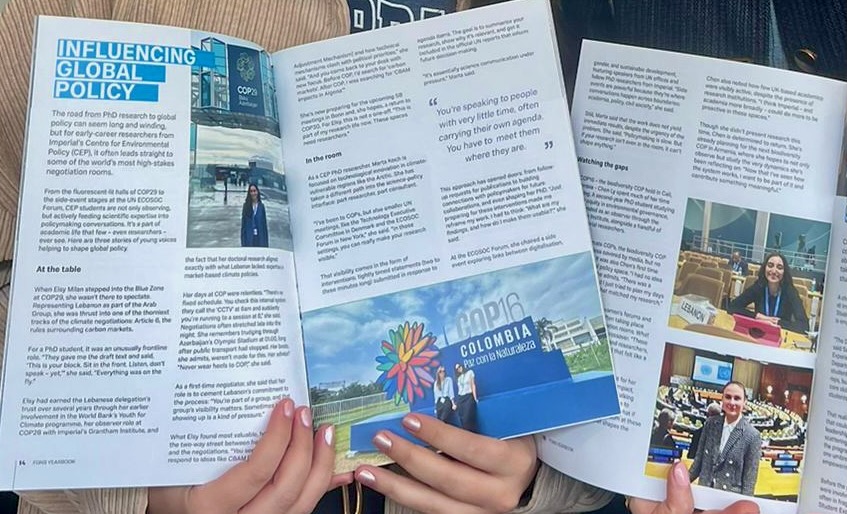 Marta__Koch's tweet image. Honoured to be interviewed for @ImperialSci 2025 end-of-year magazine. I reflected on my work @ #sciencepolicyinterface, drawing on experience as @UNFCCC,@UNEP &amp;amp; @UNDESA delegate to highlight #knowledgexchange supporting #techinnovation 4 #climateaction &amp;amp; #sustainabledevelopment.