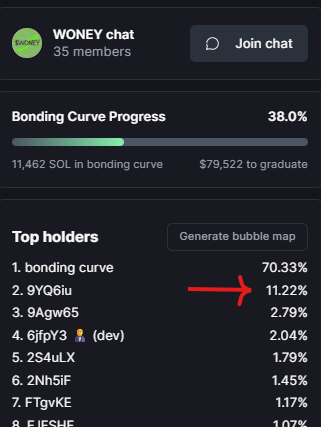 🚨 Clarification about supply 🚨

We’ve noticed some people are worried seeing 11% of the supply in this wallet:
 solscan.io/account/9YQ6iu…

✅ The truth: these tokens are burned forever.

The wallet owner is:
 1nc1nerator11111111111111111111111111111111

Proof: