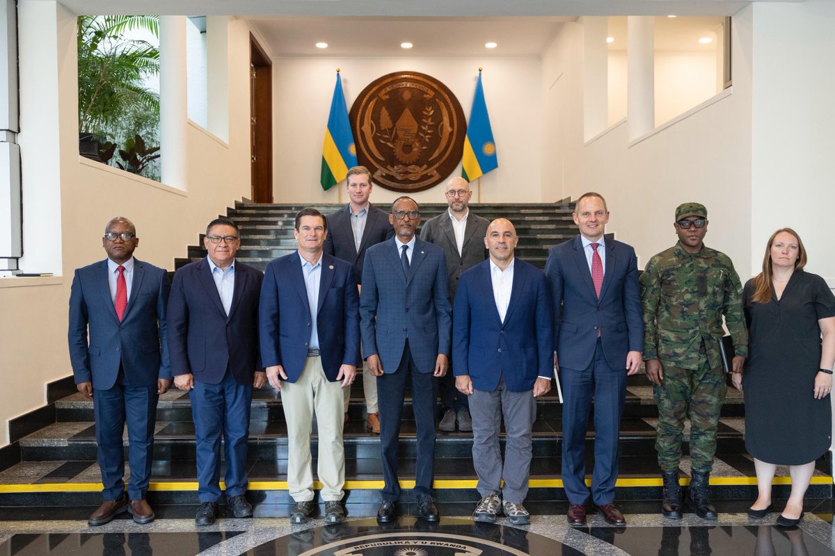 Presidency | Rwanda (@urugwirovillage) on Twitter photo This afternoon at Urugwiro Village, President Kagame received a bipartisan Congressional Delegation from the U.S.; Rep. <a href="/AustinScottGA08/">Rep. Austin Scott</a> of Georgia, and <a href="/RepCarbajal/">Rep. Salud Carbajal</a> of California who both serve on the U.S. House Armed Services Committee as well as <a href="/RepJimmyPanetta/">Rep. Jimmy Panetta</a> of California This afternoon at Urugwiro Village, President Kagame received a bipartisan Congressional Delegation from the U.S.; Rep. <a href="/AustinScottGA08/">Rep. Austin Scott</a> of Georgia, and <a href="/RepCarbajal/">Rep. Salud Carbajal</a> of California who both serve on the U.S. House Armed Services Committee as well as <a href="/RepJimmyPanetta/">Rep. Jimmy Panetta</a> of California