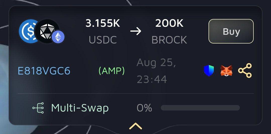 As promised in our X Spaces last Saturday with Messier and UNCX, we have deposited $3,000 worth of Bitrock tokens into Messier's P2P exchange. Once these tokens are fully traded, the funds received will be used directly for buybacks! 🤝🏻💰

🌐 <a href="/MessierM87/">M E S S I E R | M87</a>

⬇️ You can use Messier's