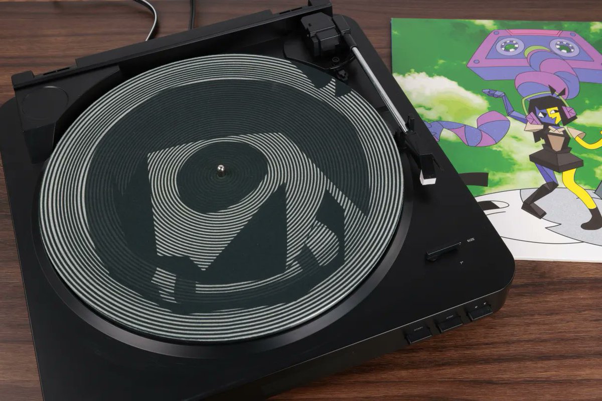 JoelGuerraC's tweet image. Fangamer and musicians have teamed up to create some incredible new merch: a Vinyl and a CD featuring the soundtrack from the ENA web series. There’s also a pretty cool slipmat!
Now available on Fangamer’s website: fanga.me/r/ena