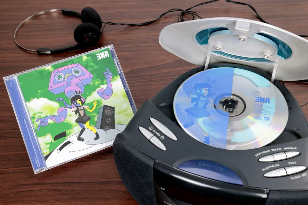 JoelGuerraC's tweet image. Fangamer and musicians have teamed up to create some incredible new merch: a Vinyl and a CD featuring the soundtrack from the ENA web series. There’s also a pretty cool slipmat!
Now available on Fangamer’s website: fanga.me/r/ena