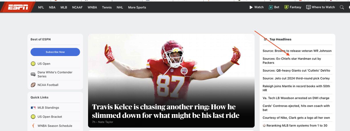 Not sure I would classify Mecole Hardman as a star <a href="/espn/">ESPN</a>