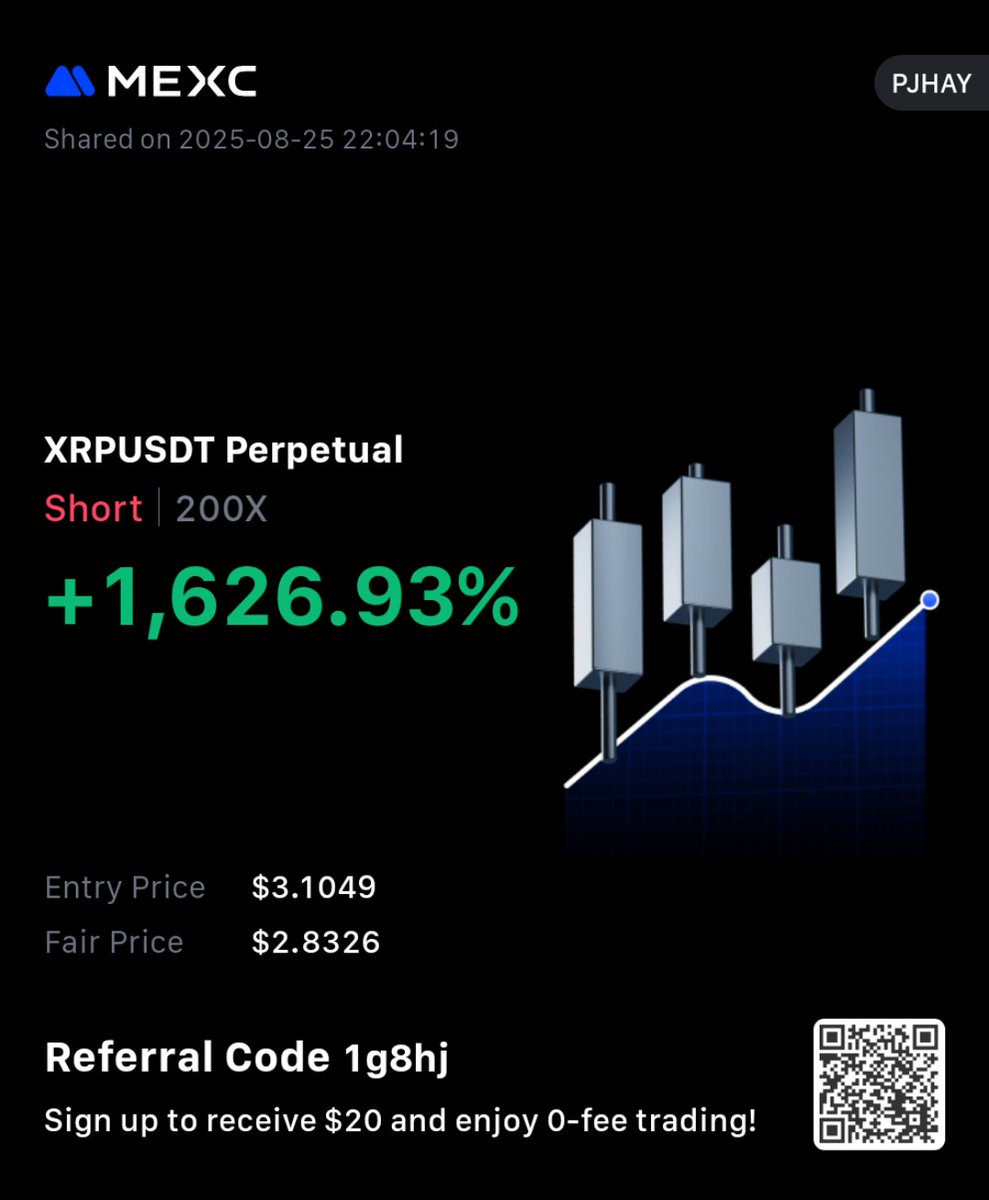 Did a quick one on $XRPUSDT

I'll keep showing up until it all makes sense 💙🌟✌️