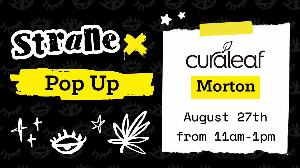 curaleafpa's tweet image. Check out Strane's Pop Up at Curaleaf Morton