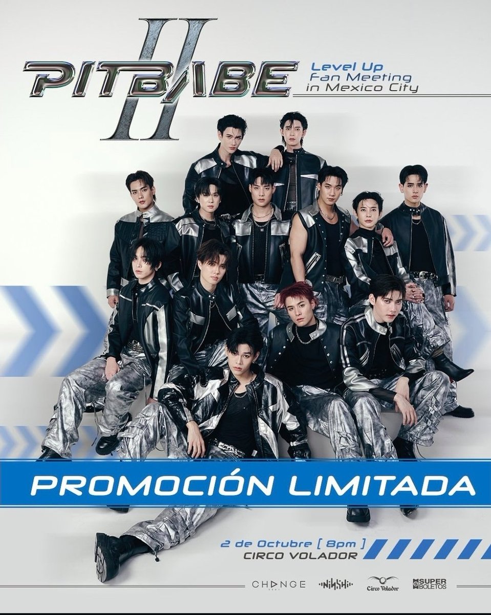 PitbabeMexNat's tweet photo. Hoy @ninshi_ent amaneció con tremendo ofertón. 🥳
Aprovecha la promoción limitada y compra tu boleto para el Fan Meeting de los chicos en México
Ingresa a Super Boletos y compra tu boleto 👇🏼
https://t.co/dxgo39TRiz
#PitBabeLevelUpFMinMX
#pitbabemexanation https://t.co/EBLgcXXwFI