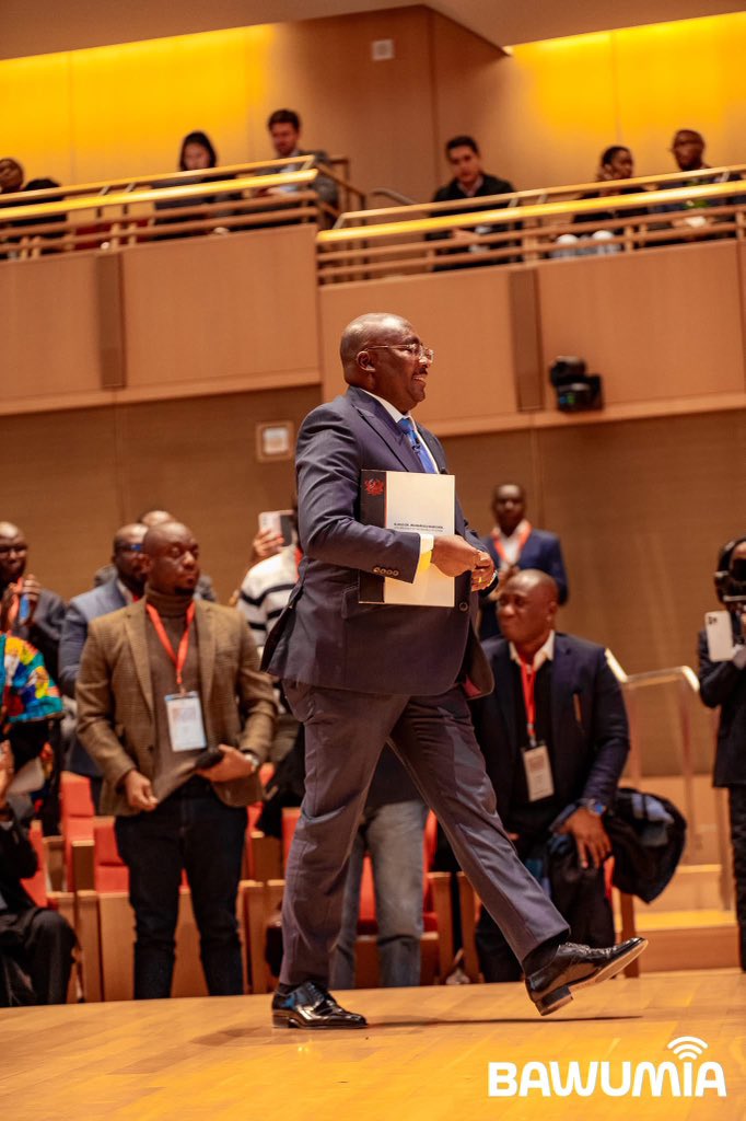 Dr. Bawumia 🎤🎤. My people shouldn’t worry at all they should stay calm! it’s a grounds work, not too much noise 🫡