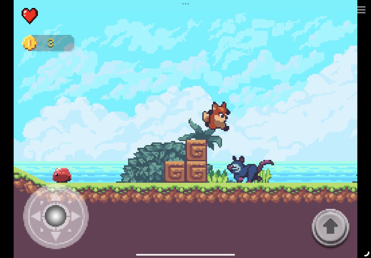 hyperPadApp's tweet image. Super Fox is a high-energy 2D platformer full of fast action and clever design.

Dodge traps, defeat enemies, and make every jump count.

All built using hyperPad’s visual code on iPad.

#hyperPad #platformer #ipaddev #2Dgames #gamemaker