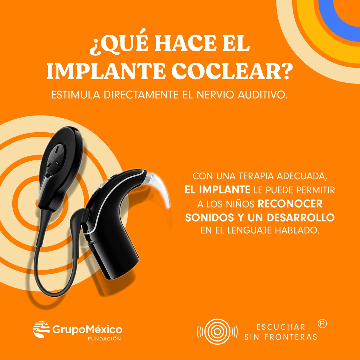¿Sabías que en México 3 de cada 1000 niños presentan un grado de hipoacusia al nacer? 
Una detección temprana provee de herramientas para el desarrollo del lenguaje. 

#FGM #HipoacusiaInfantil #ImplanteCoclear #GrupoMéxico <a href="/FundacionGM/">FundaciónGrupoMéxico</a> <a href="/GMexico_oficial/">Grupo México</a>