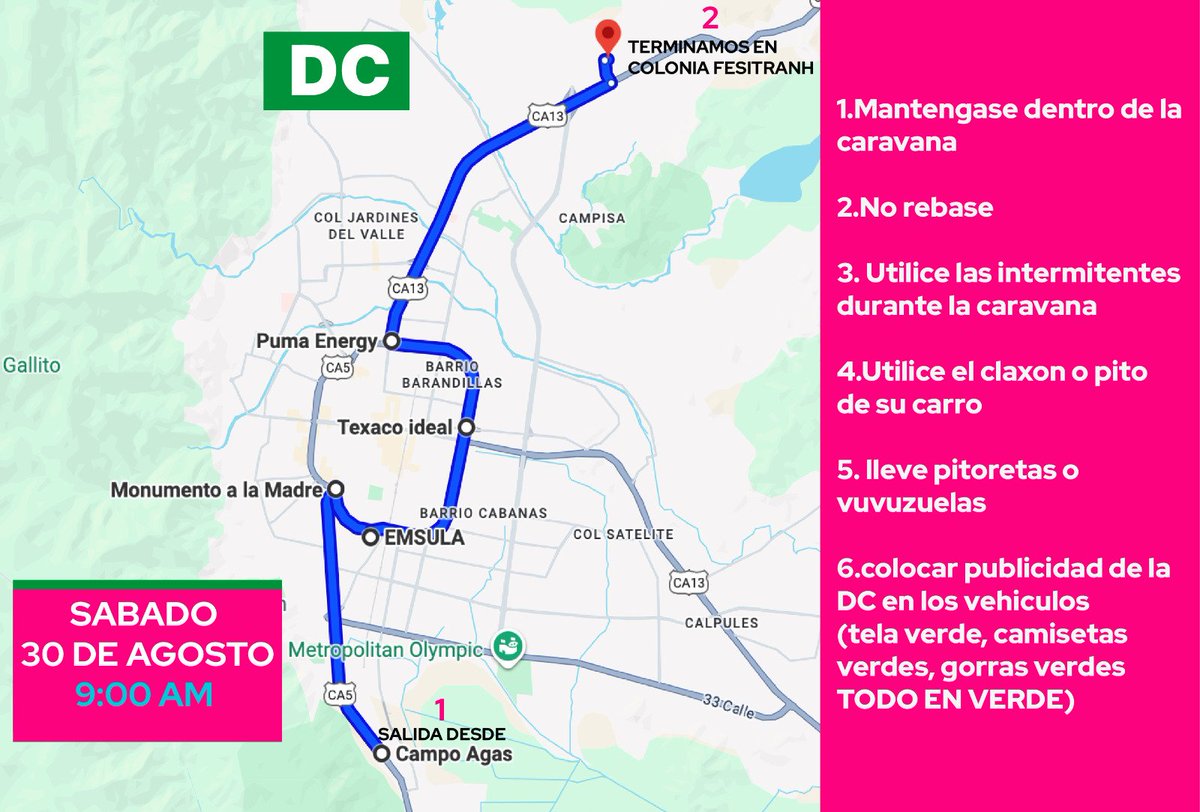 𝙀𝙨𝙩𝙚 𝙨𝙖́𝙗𝙖𝙙𝙤 30 𝙙𝙚 𝙖𝙜𝙤𝙨𝙩𝙤 𝙖 𝙡𝙖𝙨 9:00𝘼𝙈, 𝙡𝙖𝙨 𝙘𝙖𝙡𝙡𝙚𝙨 𝙨𝙚 𝙡𝙡𝙚𝙣𝙖𝙣 𝙙𝙚 𝙖𝙡𝙚𝙜𝙧𝙞́𝙖 𝙮 𝙚𝙨𝙥𝙚𝙧𝙖𝙣𝙯𝙖. 🙌 𝙎𝙪́𝙢𝙖𝙩𝙚 𝙖 𝙡𝙖 𝙜𝙧𝙖𝙣 𝙘𝙖𝙧𝙖𝙫𝙖𝙣𝙖 𝙙𝙚 𝙞𝙣𝙞𝙘𝙞𝙤 𝙙𝙚 𝙘𝙖𝙢𝙥𝙖𝙣̃𝙖  𝙮 𝙙𝙚𝙢𝙪𝙚𝙨𝙩𝙧𝙖 𝙦𝙪𝙚 ¡𝙡𝙖 𝙝𝙤𝙧𝙖