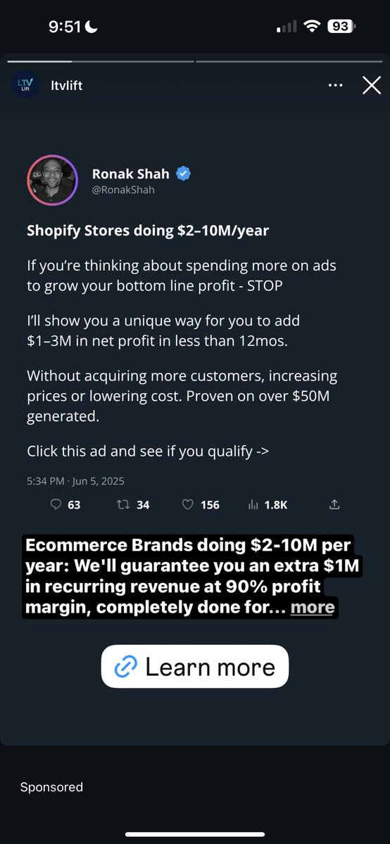 You’ve reached peak influencer status when people pretend to be you in their ads <a href="/obviceo/">Ron Shah</a> 

Wonder how well these are converting