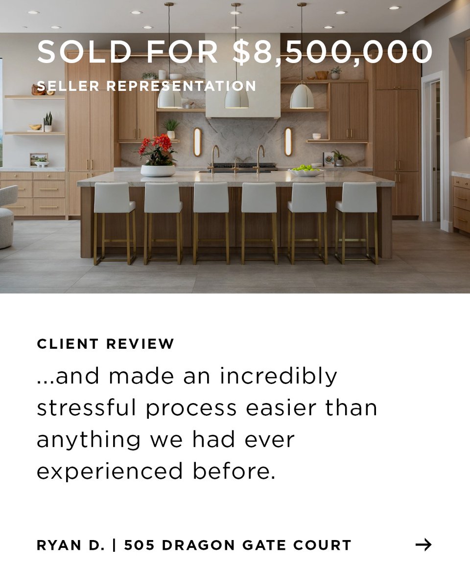 Thank you, Ryan! It was an honor to represent the sale of your home and deliver a seamless, successful result.⁠