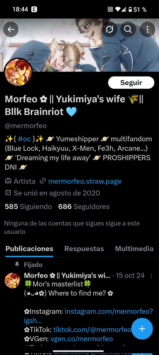 Morfeo 🎷🐛 || Sendou's wifey 🩷 || Bllk brainriot tweet media
