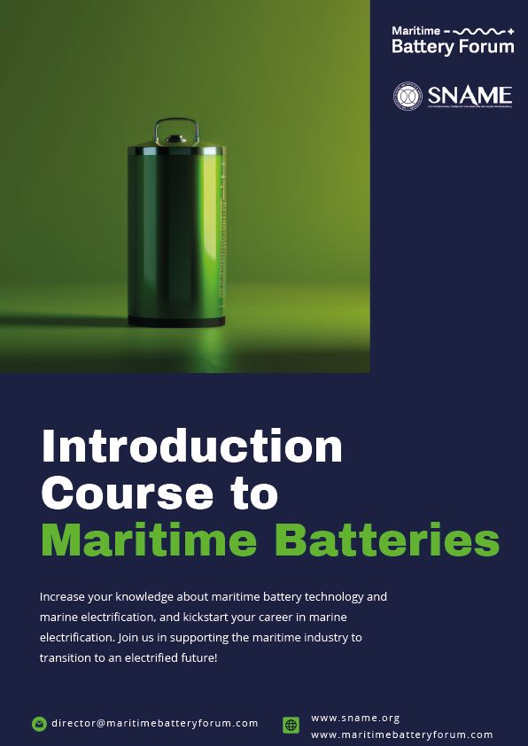 SNAME Partners with the Maritime Battery Forum!

The Marine Battery Workshop is in alignment with the shared vision of SNAME and the Maritime Battery Forum to build capacity and competency in the marine sector.

Learn more &amp; Register! ow.ly/70oG50WMbCe