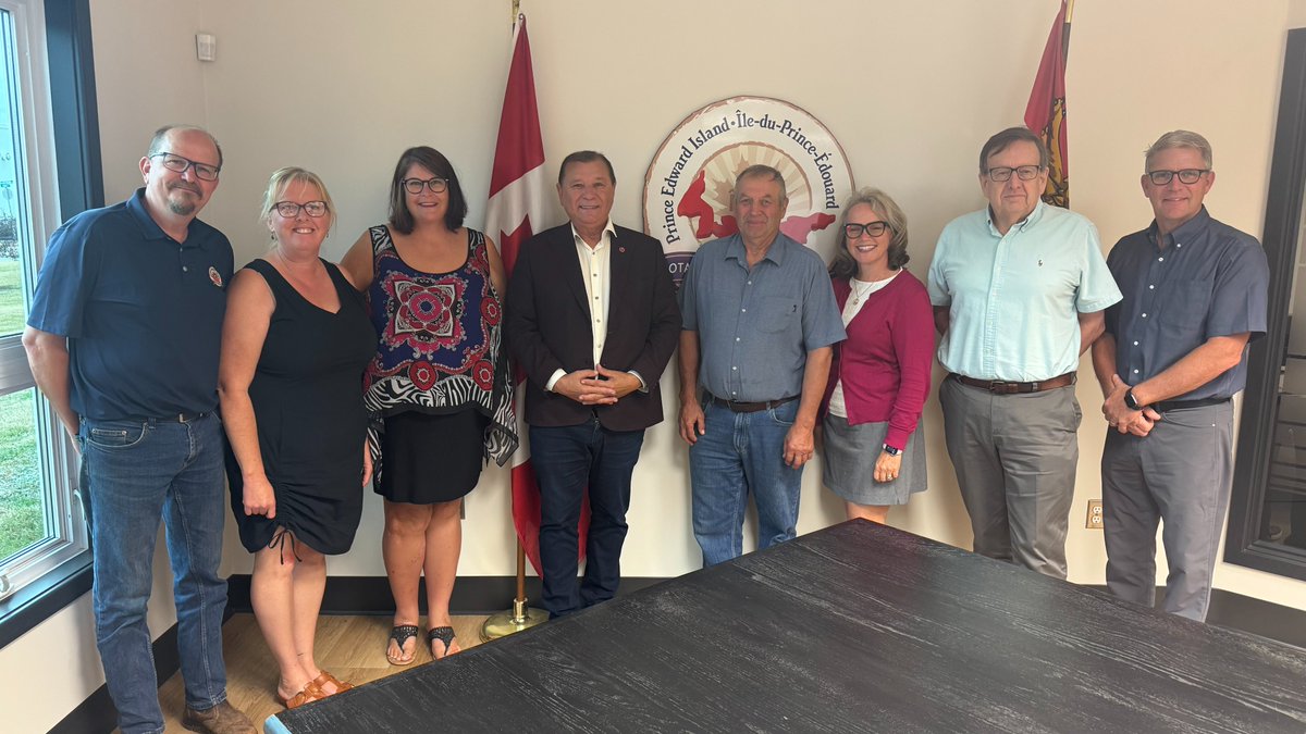 Engaging meeting with the <a href="/PEIPotatoBoard/">PEI Potato Board</a>, joined by fellow #PEI Senators Robinson (<a href="/Agproudmary/">Senator Mary Robinson</a>) and Francis (<a href="/BrianFrancisPEI/">Senator Brian Francis</a>). In 2024, 87,000 acres were cultivated, resulting in farm cash receipts of $380 million. The finest quality potatoes that also boast the best flavor.🥔