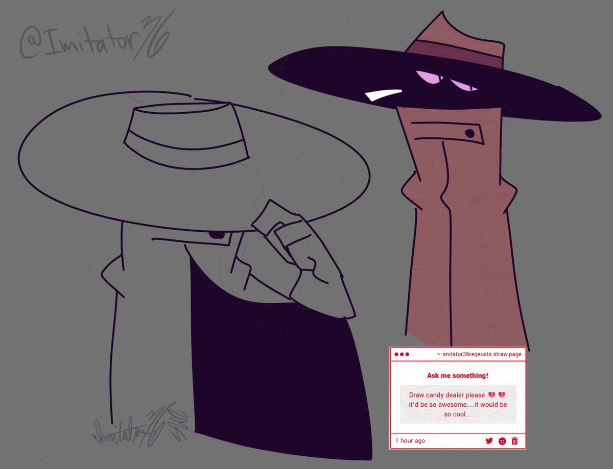 Imitator36_art's tweet photo. Some strawpage requests :]

#spookymonth #caramelpopcorn #moloch #candydealer https://t.co/TOxvCRwGLH