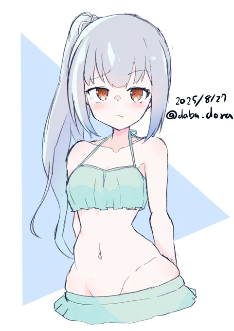 霞 #艦これ版深夜の真剣お絵描き60分一本勝負 #艦これ版真剣お絵描き60分一本勝負_20250826
