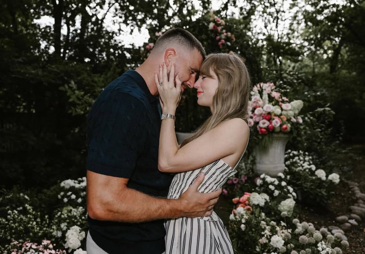 skinnysel's tweet image. TAYLOR SWIFT AND TRAVIS KELCE ARE GETTING MARRIED OH MY GOD 😭♥️😭♥️😭♥️😭