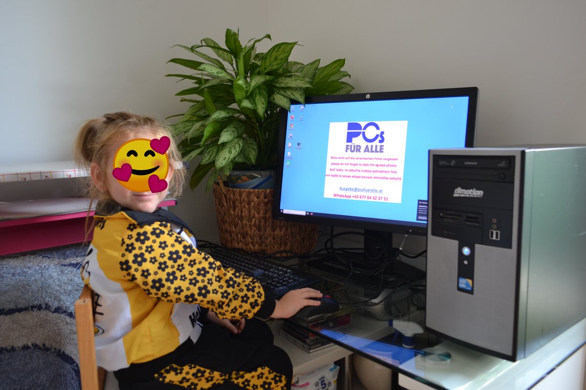 Der Verein PCS für alle sammelt ausrangierte, aber funktionstüchtige Rechner, bereitet sie professionell auf und stellt sie kostenlos Kindern und Jugendlichen zur Verfügung, die sich selbst keinen leisten können.

Das ist Chancengleichheit in der Praxis – und gleichzeitig aktiver