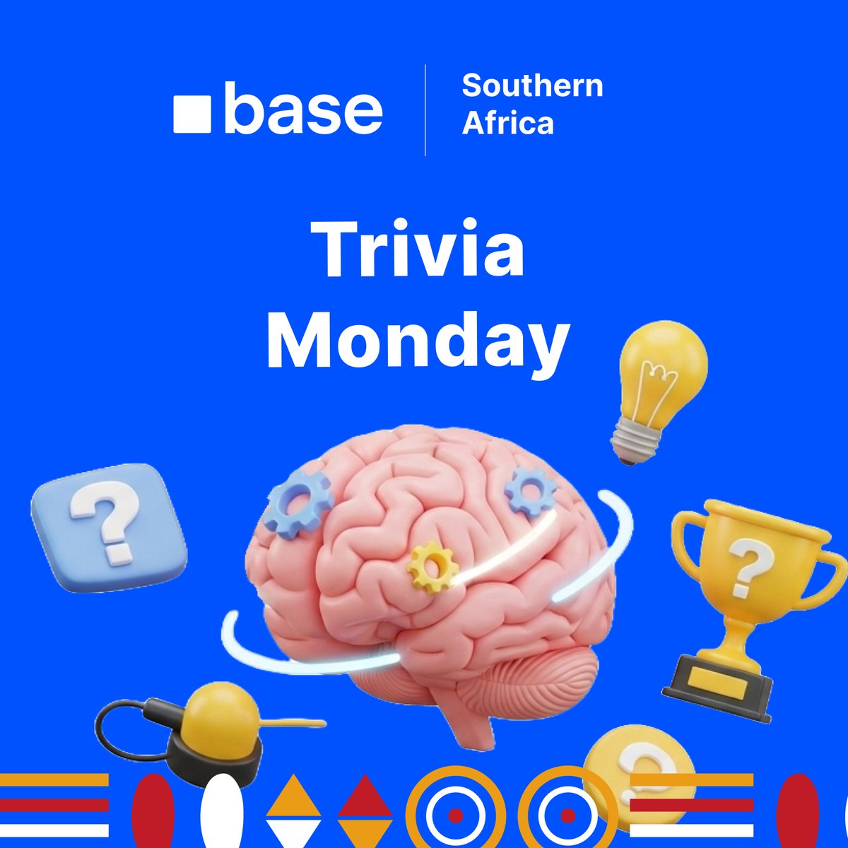 🧠 TRIVIA TUESDAY: BASE EDITION 🟦

Ready to prove you're truly Based? Time to test that ecosystem knowledge! 

The Base community is growing fast, new programs are launching, and opportunities are everywhere. 

But how closely have you been paying attention? Let's find out!