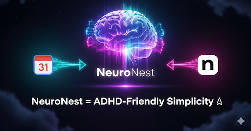 What if Notion + Google Calendar had a baby, but made it ADHD-friendly? 👀
That’s 𝐍𝐞𝐮𝐫𝐨𝐍𝐞𝐬𝐭.
Free, simple, research-backed — and you can tell me what to build next.
🧵👇