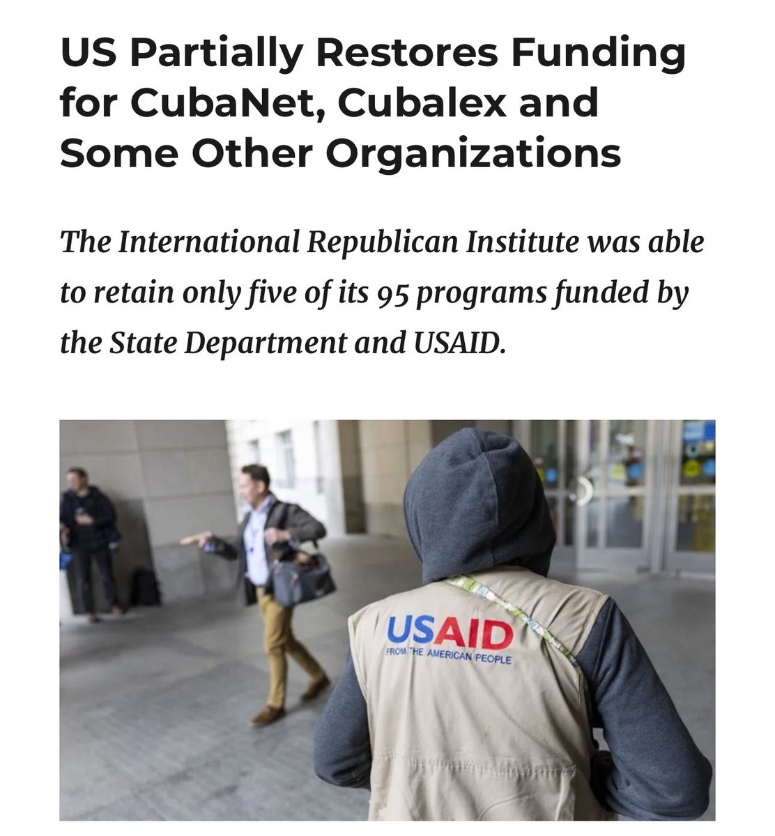 El Necio (@elnecio_cuba) on Twitter photo <a href="/anaycubana91/">Anay Gonzalez</a> ya ves, no soy como tú que recibe directamente de la USAID 🇺🇸🧐 para atacar a su propio país <a href="/anaycubana91/">Anay Gonzalez</a> ya ves, no soy como tú que recibe directamente de la USAID 🇺🇸🧐 para atacar a su propio país