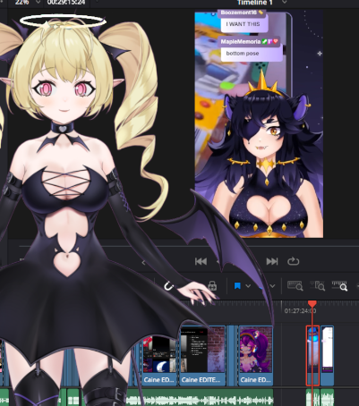VenaliAzure's tweet photo. Another day, another day to edit some Vtubers :3 #vtuber #vtubereditor #vtuberclipper https://t.co/vfbXhiO8fF https://t.co/g24E57AWPh