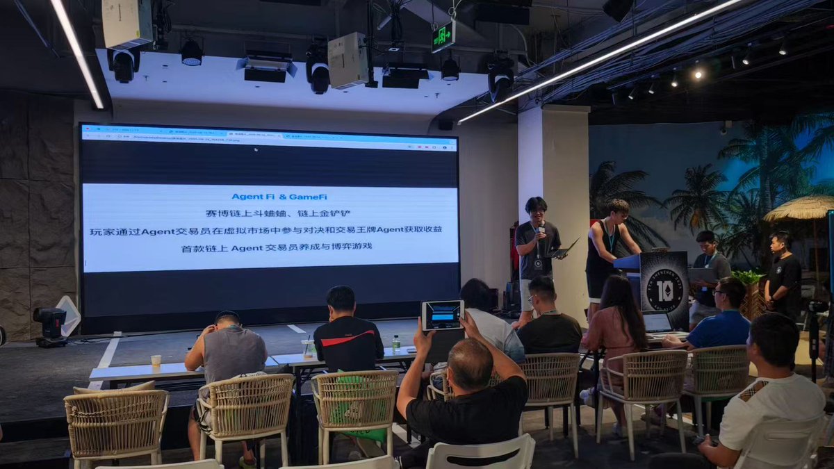 ETH深圳大胜利！@OpenBuild 依旧延续高质量高水平活动举办，整个活动下来体感非常不错！包餐，非常棒！也感谢 <a href="/0xSZUBA/">SZUBA</a> <a href="/Ethtao_Ethtao/">ETHTAO</a> ！
说回我们的项目，第一次做链游还有点忐忑，没想到天才pm和天才合约队友直接给我带飞了😋也是拿下了又一个赛道🥇