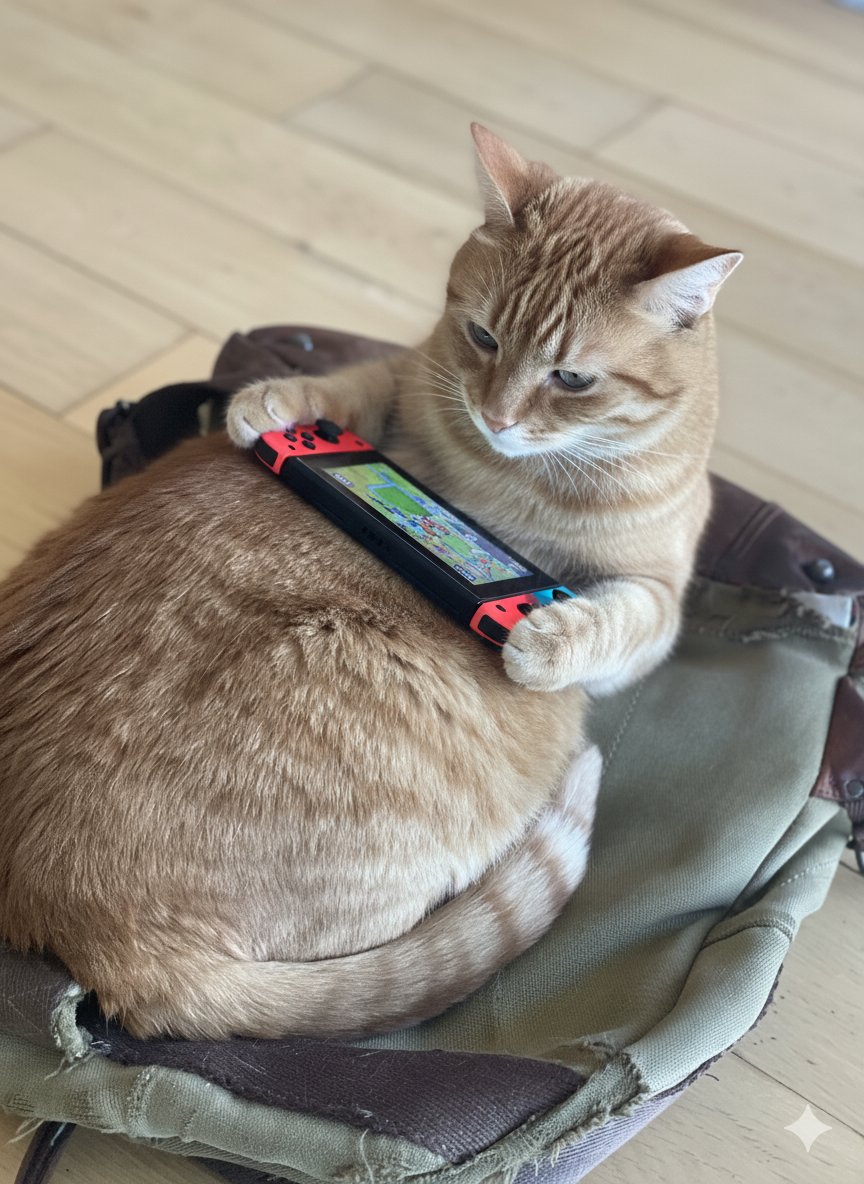 My wife: you need to be better with money
Me: the cat needs a nintendo switch