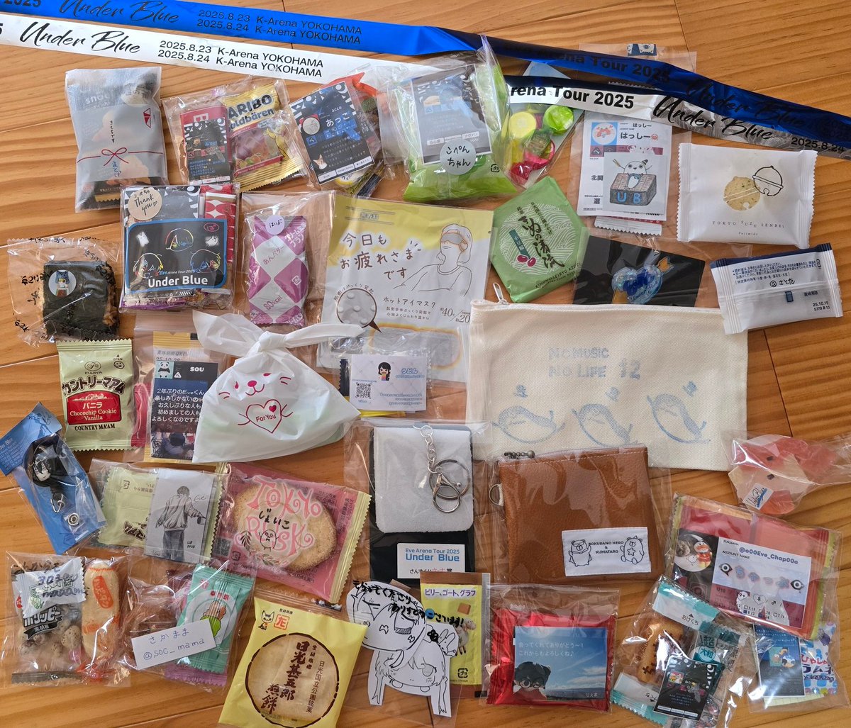 UnderBlue完走おめでとうございます🎉
横浜でもたくさんの人に会えて嬉しかったよぉ♥️ありがとでした⸜(*ˊᗜˋ*)⸝
次のライブは神戸❗遠征になるけど行きたい‼️当たれ🎯と念じながらゆるゆる準備を始めよう
 #UnderBlue