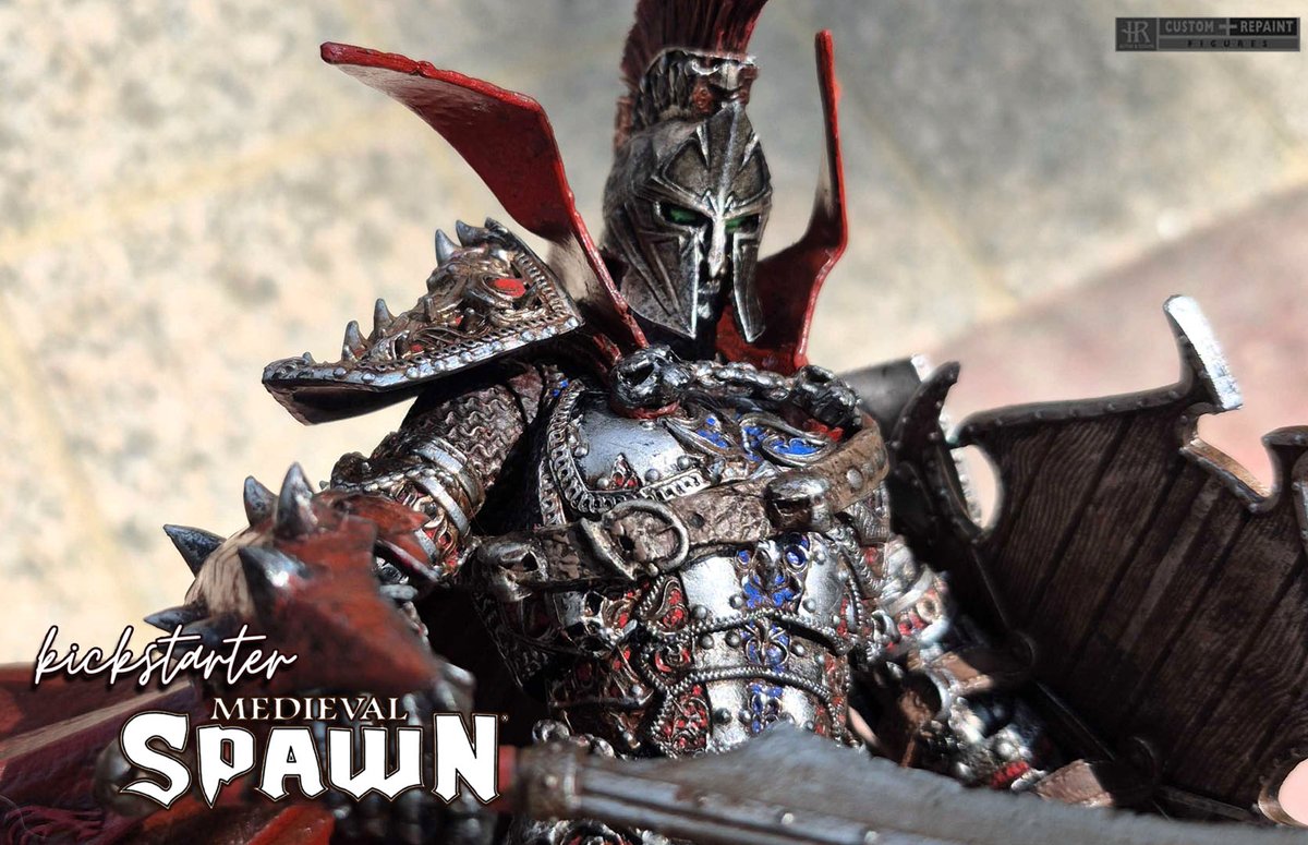CustomsHunter's tweet image. Kickstarter Medieval Spawn - AP Edition Repaint (Roman Helmet)

#spawniverse #spawnfigures #スポーン #hunter_r_customs #spawnfanart