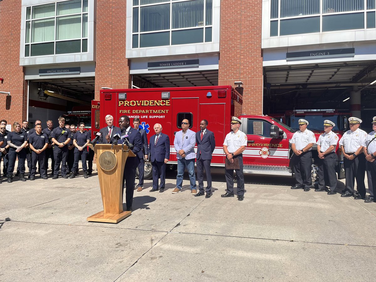 Congressman Gabe Amo (@repgabeamo) on Twitter photo Thanks to over $30 million in federal funding <a href="/PVDFireDept/">Providence Fire Department</a> is getting two new rescues! 🚒
Our first responders take incredible risks to protect Rhode Islanders and need top-of-the-line resources to stay safe and properly serve our communities. Glad to work with my colleagues to Thanks to over $30 million in federal funding <a href="/PVDFireDept/">Providence Fire Department</a> is getting two new rescues! 🚒
Our first responders take incredible risks to protect Rhode Islanders and need top-of-the-line resources to stay safe and properly serve our communities. Glad to work with my colleagues to