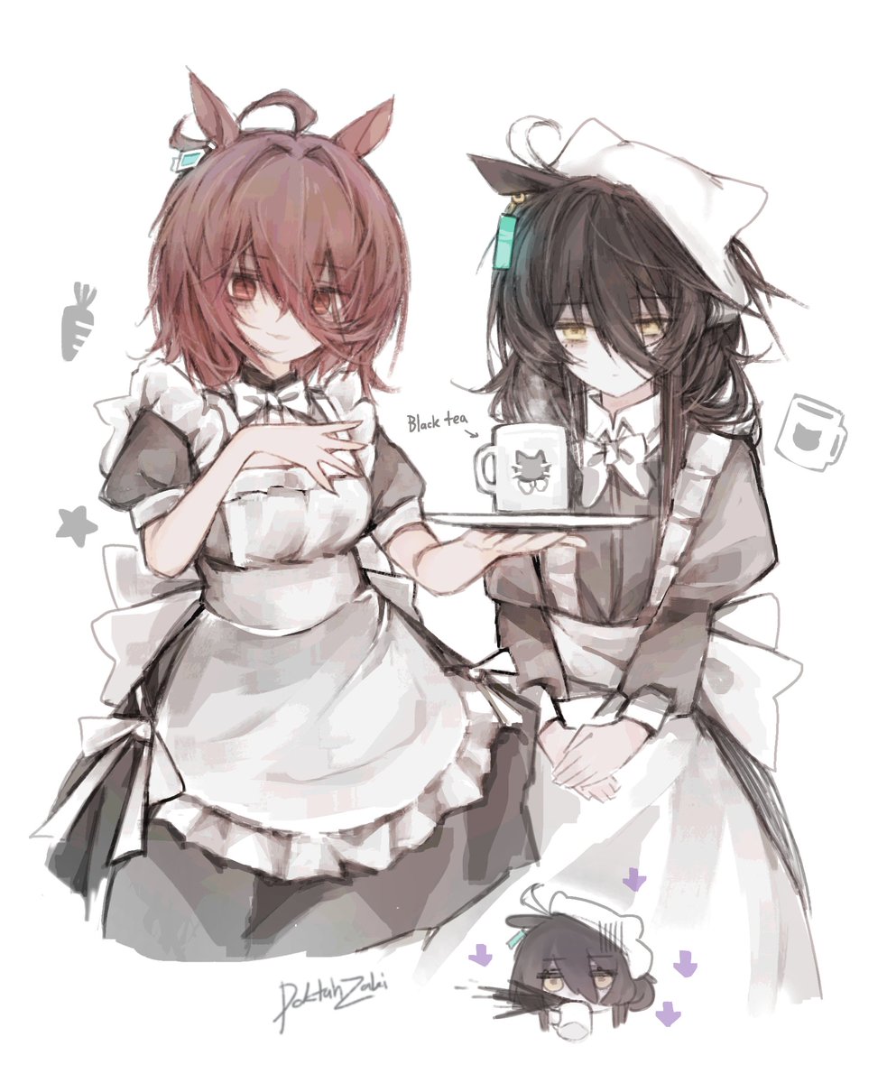 Maid cafe~ 🧪☕️ #umamusume