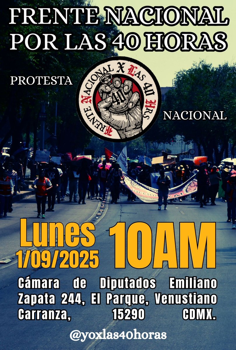 Han pasado 328 días sin reducción de la jornada laboral desde que inicio el gobierno de Sheinbaum <a href="/Claudiashein/">Claudia Sheinbaum Pardo</a>
#YoPorLas40Horas