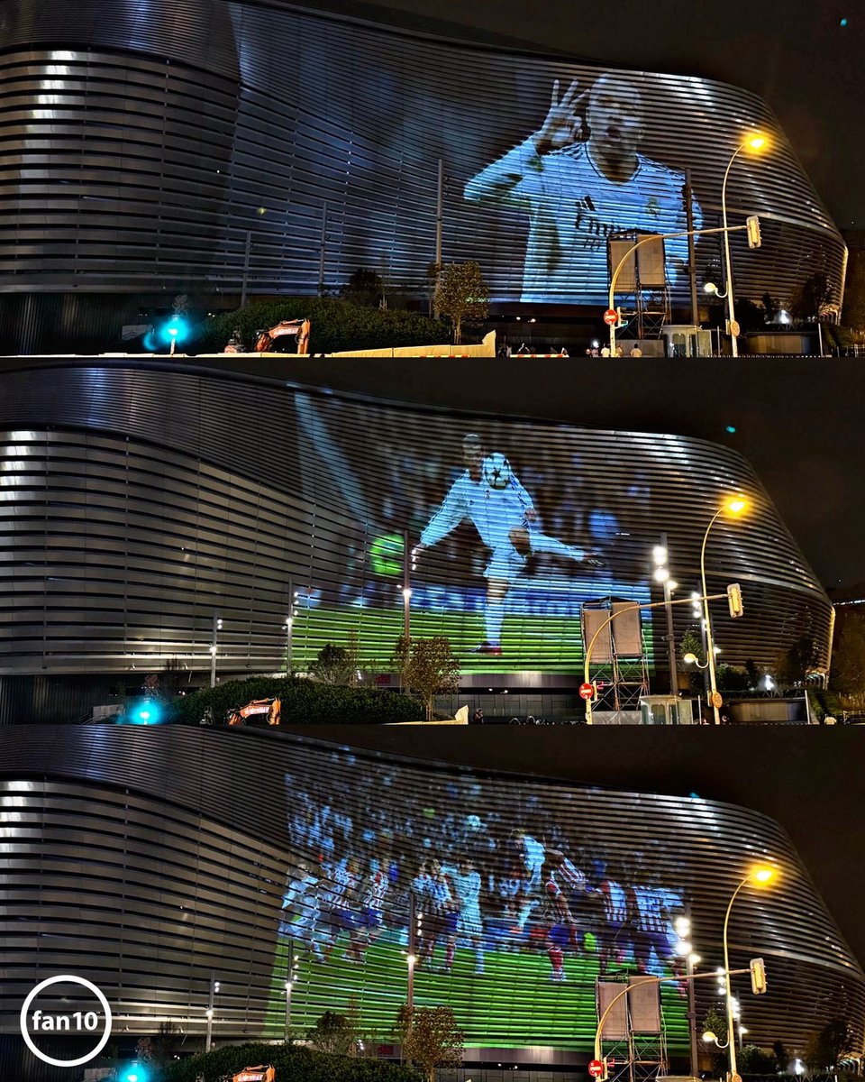 SoyFan10's tweet photo. ¡¡ES BELLÍSIMO!! 🏟️🤩🤍

El Real Madrid inició con la prueba de iluminación en la cubierta exterior del Santiago Bernabéu. La idea es que se pueda iluminar el inmueble con los momentos que marcaron la historia del club.

SIMPLEMENTE EL MEJOR ESTADIO DEL MUNDO. https://t.co/K28YxgxE02