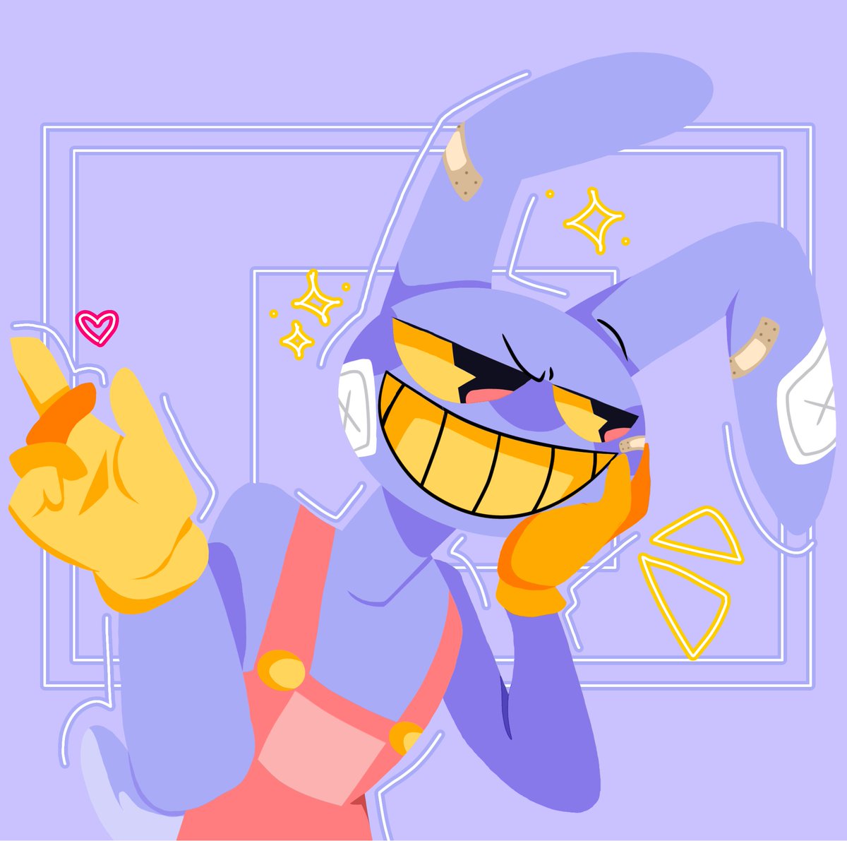 Y'all begged, I shall deliver! &gt;:3

Here's Jax! For the Ribbit PFP I made!!

MATCHING PFPS!!!