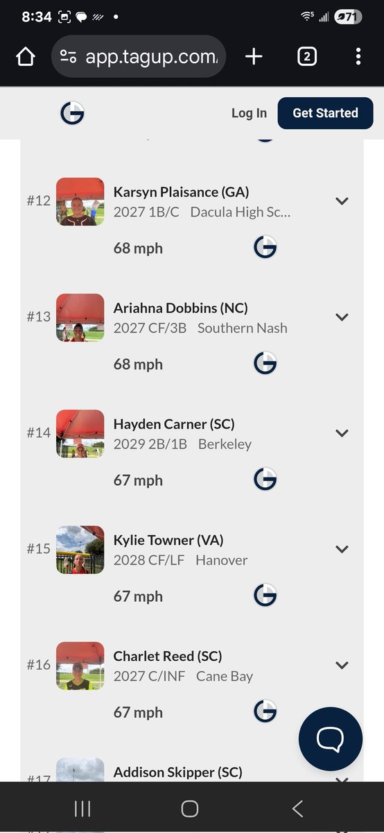 Hay_Carner's tweet image. Thank you @DDSBandEvents for the recognition and a great camp. #1 in the 2029 class and #14 overall for Exit Velocity. #23 overall for Hand Speed. The work is starting to show up, and I'm not done yet. Gotta keep grinding! #🅱️E ELITE‼️ #Neveroutworked  #CARNERnotCarter