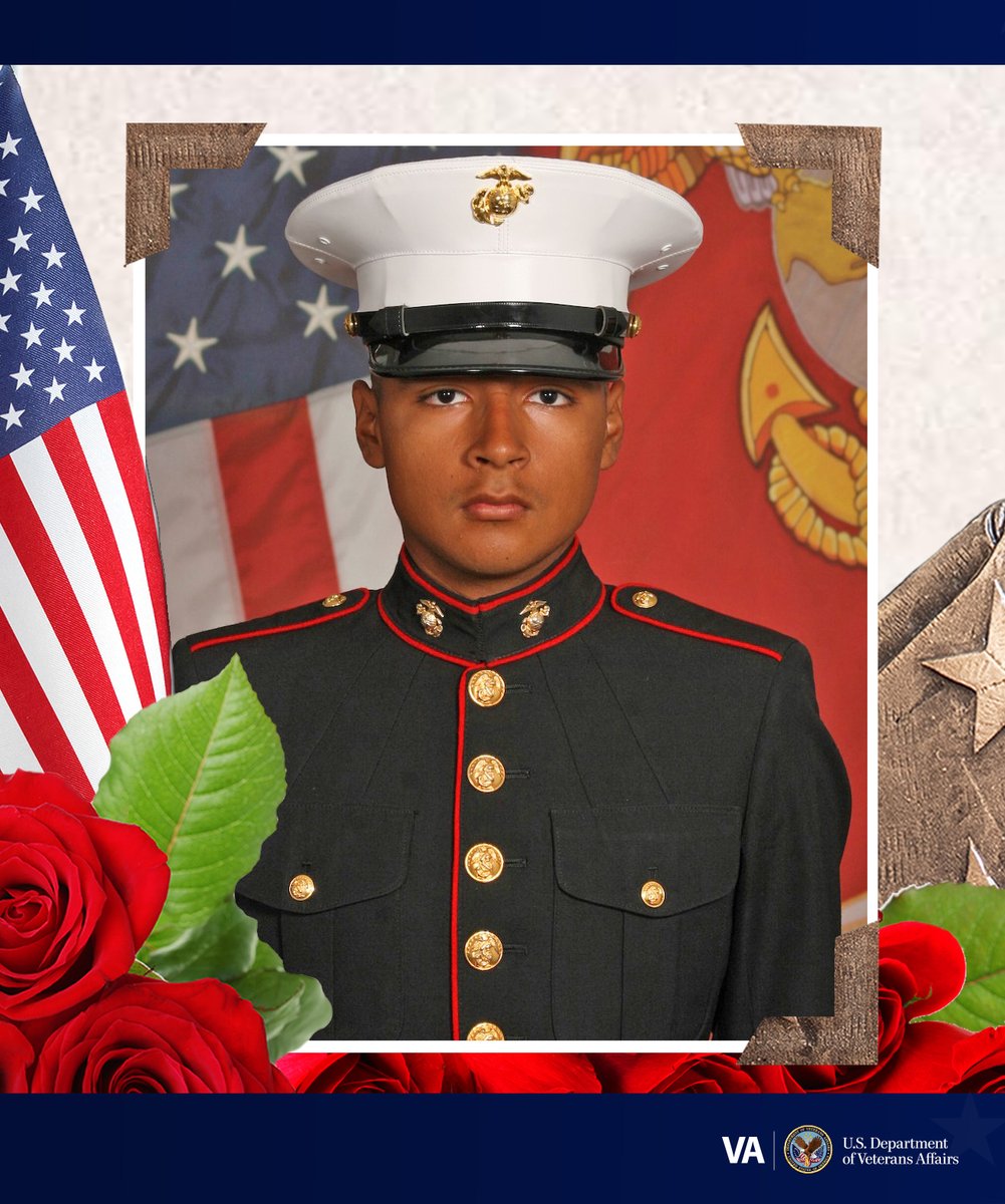 Today we honor @Marines LCpl. David L. Espinoza, one of 13 U.S. service members killed during the Abbey Gate attack in Kabul on this day in 2021. Born in Laredo, TX, he was 20 years old and received the Purple Heart.

Leave a tribute: vlm.cem.va.gov/DAVIDLEEESPINO…