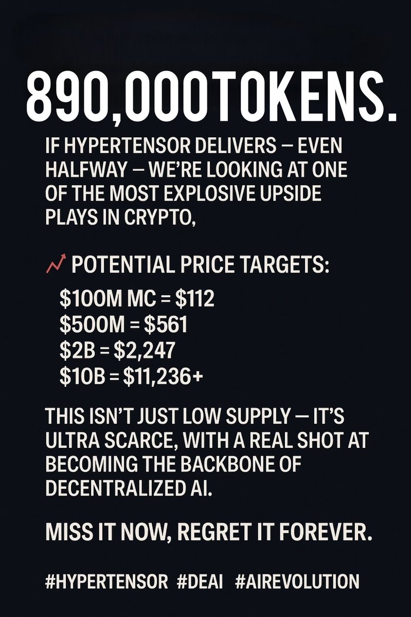 TensorSupporter's tweet image. $QNT holders. 
Remember the days of IDEX? 
I remember Gilbert saying, 
&quot;I don&apos;t know why you have to pay the listing fee for a CEXs.
Come to #hypertensor . 
It&apos;s déjà vu of $QNT 

The Only The First #Decentralized P2P #AI Applications Platform $TENSOR

$BTC $ETH $RENDER $QUBIC…