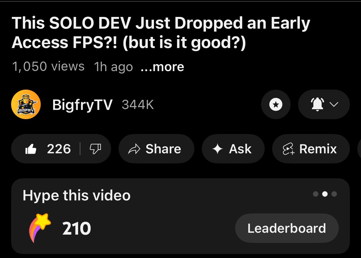 What the actual hell is this? @Youtube 

Users can now "Pay to Hype a video to help it get more views"

Youtube just monetized the algorithm.
