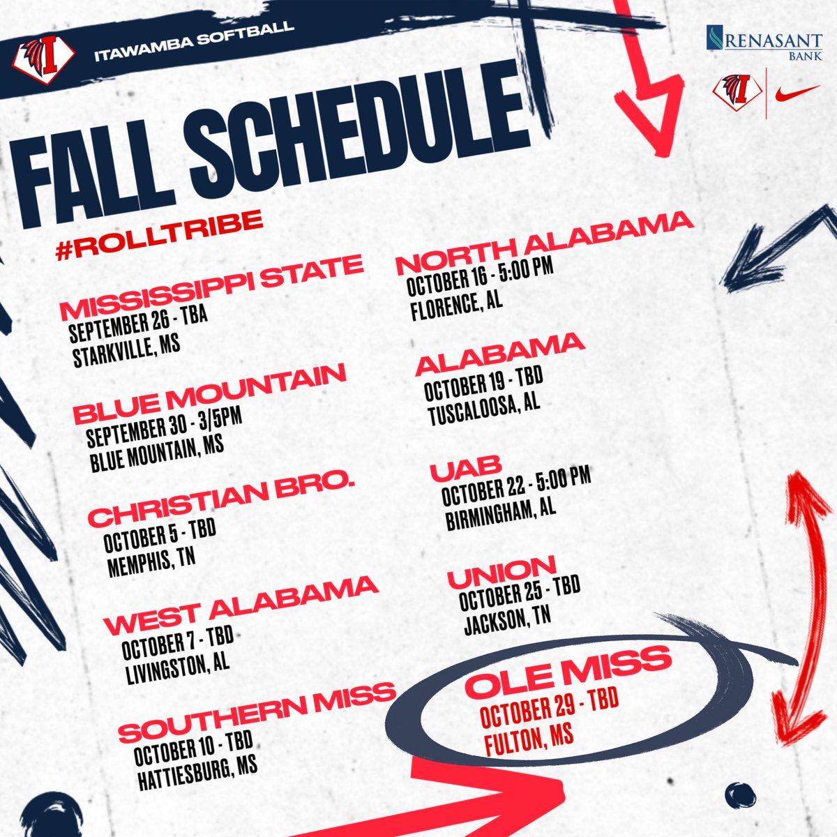 𝗙𝗮𝗹𝗹 𝗦𝗰𝗵𝗲𝗱𝘂𝗹𝗲 🍃

Excited for a Fall full of growth, learning, and opportunities! We hope to see you there! 🫵🏼

#RollTribe | #WinnersOnly